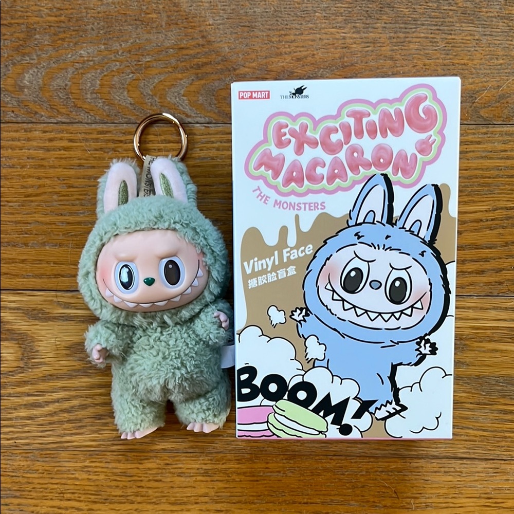 Exciting Macaron Green Grape Labubu